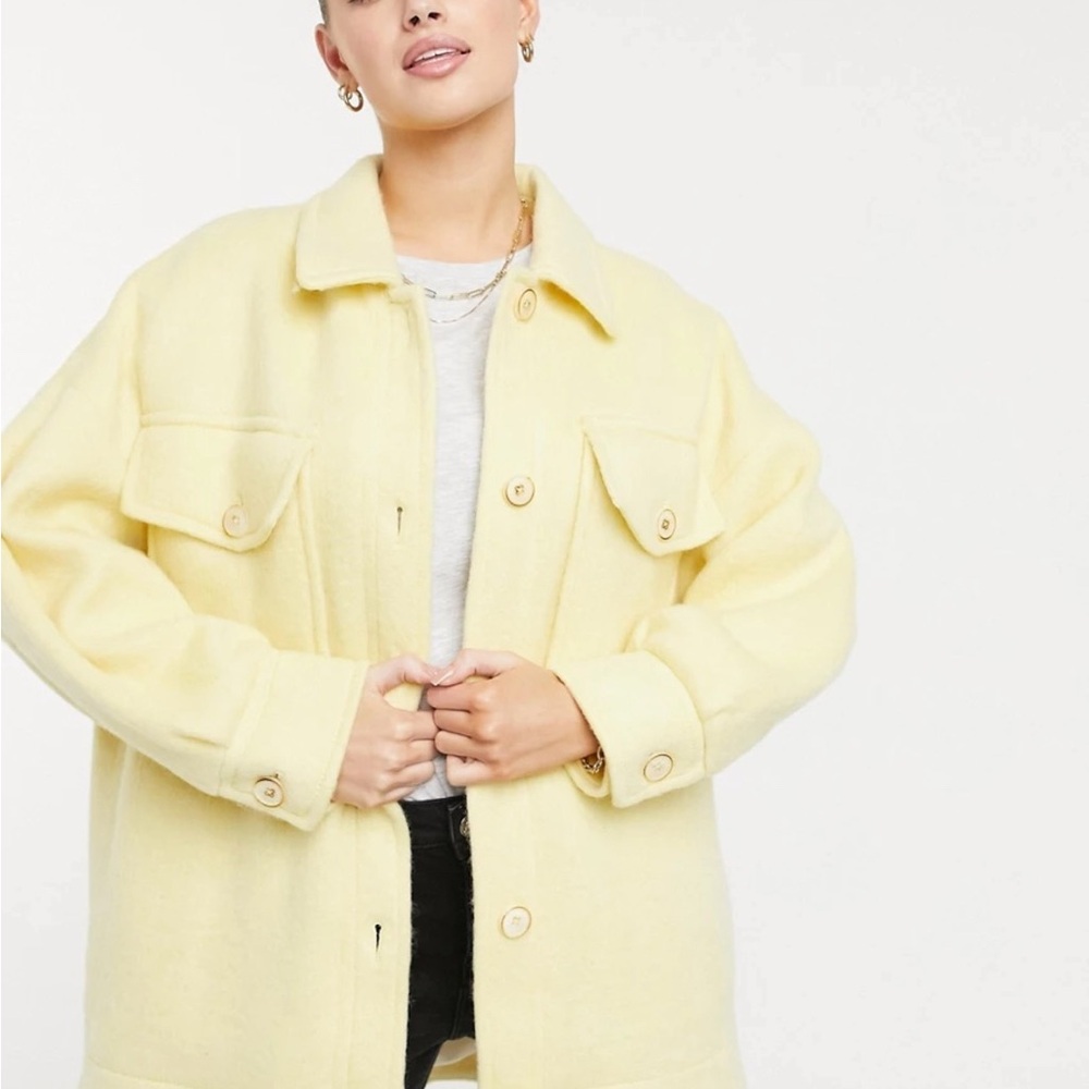 Mango Butter Yellow Oversized Shacket